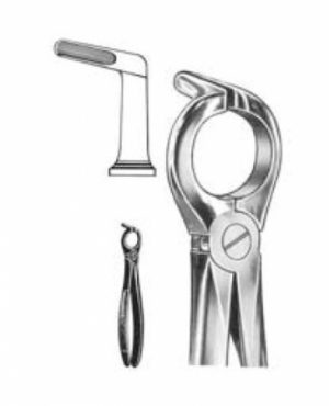 DENTAL FORCEPS ENGLISH PATTERN HARE FIG#68A 11-068-001